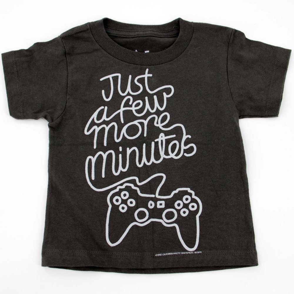 Boy's Just a Few More Minute Graphic Tee by JEM Collective Size 2T